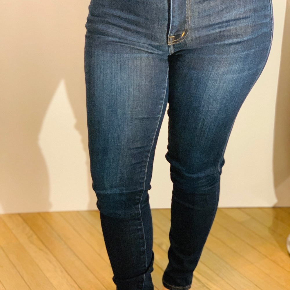 Madewell skinny jeans.